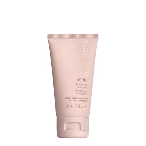 VEGAMOUR GRO Revitalizing Shampoo, Support Thicker, Fuller Looking Hair, Shampoo Formulated Without Sulfates for Thinning Hair with Vegan Keratin, Natural Citrus Scent