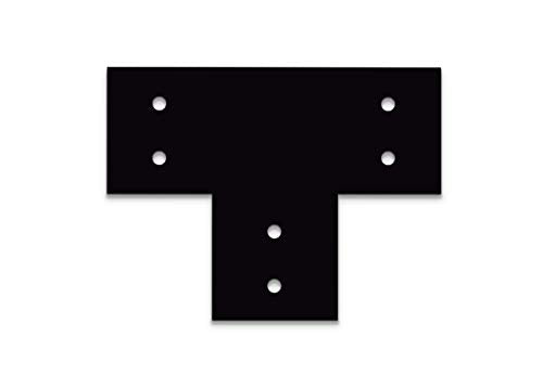 6" Shop Table Heavy Duty 6x6 Flat T Bracket for 6 x 6 Posts | DIY Workbench | Pergola Bracket | Tee Bracket | Made In the USA!