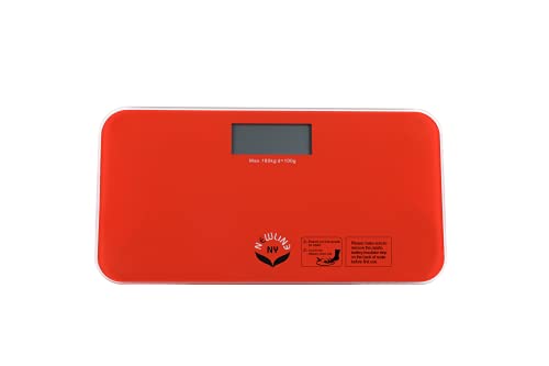 NewlineNY 700 Series Mini Travel Digital Bathroom Scales (no Sleeve) (Red)