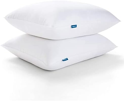 Bedsure Standard Pillows Size Set of 2 - Bed Pillows Standard Size for Sleeping, Soft and Supportive, Hotel Quality, Original Down Alternative Filling for Side, Back Sleepers, 2 Pack