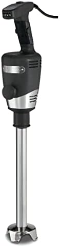Waring Commercial Big Stix Heavy Duty Stick Immersion Hand Held Blender, 14" Removable Shaft, 1 HP, 750 Watt, Variable Speed Motor, Professional Restaurant Grade, 15 Gal Capacity, 120V, 5-15P WSB55, Black/Silver
