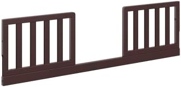 Graco Toddler Safety Guardrail Kit with Slats (Espresso) for Storkcraft Crib Conversion – GREENGUARD Gold Certified
