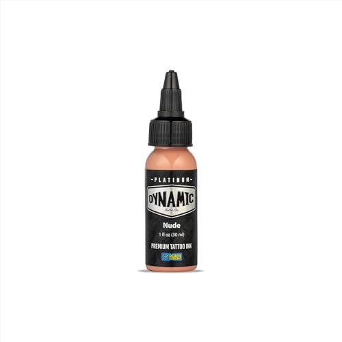 Dynamic Color Co - Platinum Collection Nude Color Tattoo Ink, Reach Compliant Premium Tattoo Ink, Safe for European Regulations, Made in Spain, (1 oz Bottle)