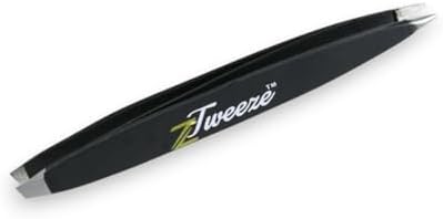 Slant and Dual Ended Point Tips Tweezers Precision Crafted for Eyebrows Ingrown Hair two in one Tweezers for Ease of use Z-Tweeze PATENTED by DreamCut