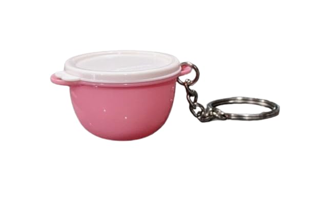 Tupperware (1) Keychain Mega Thatsa Bowl Pink, Mini