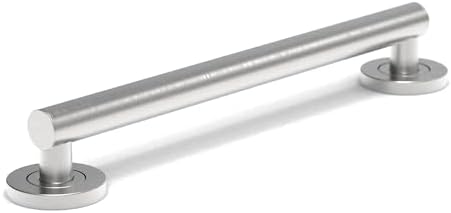 ADA Compliant Grab Bar, 500lbs Weight Support for Bath Safety (16 inch, Brushed Nickel)