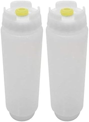 FIFO - 16 oz Squeeze Plastic Bottle For Kitchen (2-Pack)