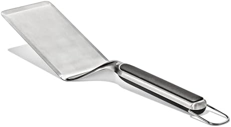 OXO Good Grips Large Griddle Turner – Durable Stainless Steel Griddle Turner with Beveled Head and Nonslip Grip for Indoor or Outdoor Griddle, Griddle Accessories, BBQ Accessories