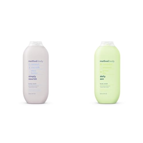 Method Body Wash Simply Nourish Paraben Free 18 oz (1) + Daily Zen Paraben Free 18 oz (1)