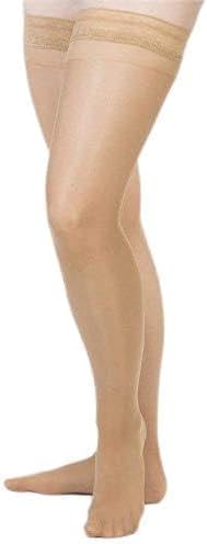 Allegro 8-15 mmHg Essential 82 Sheer Support Compression Stockings - Thigh High, Closed Toe, Compression Hose for Women