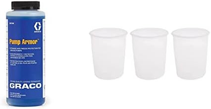 Graco 243104 Pump Armor, 1-Quart & 6 FlexLiner Paint Bags, 32 oz, 3-Pack