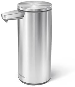 simplehuman 9 oz. Touch-Free Automatic Rechargeable Sensor Pump, Brushed Stainless Steel, New