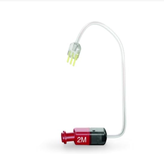 Wire for Phonak Hearing Aid Receiver 4.0 2M Right (Red) - Compatible with Phonak & Unitron Hearing Aids, Medium Power Replacement (1 PCS)