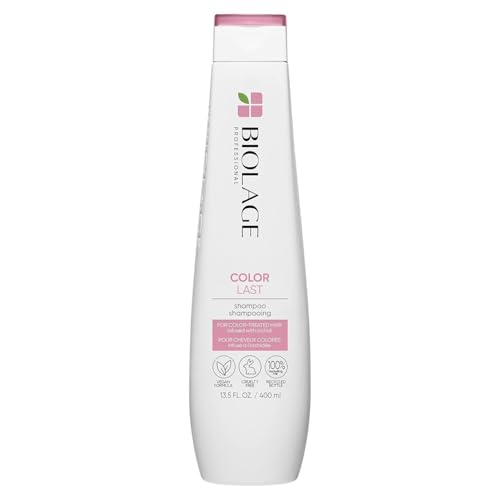 Biolage Color Last Shampoo - For Color-Treated Hair, Nourishes, Strengthens, Hydrates, With Soybean Oil & Stearic Acid, Paraben & Mineral Oil-Free, Vegan, 13.5 Fl Oz, Packaging May Vary