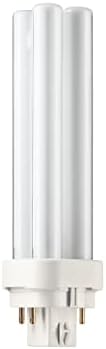 Philips Lighting 38326-5 - PL-C 13W/830/4P/ALTO - 13 Watt CFL Light Bulb - Compact Fluorescent - 4 Pin G24q-1 Base - 3000K -