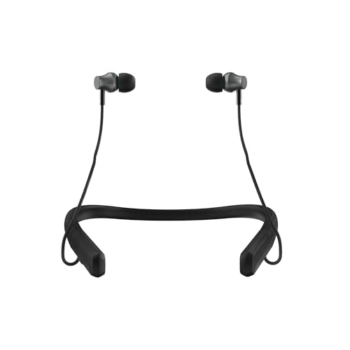 neckband hearing amplifier,Bluetooth Hearing Aids for Seniors With Noise Cancelling, Digital Hearing Amplifier for Seniors Adults with Volume Control. (deep black)