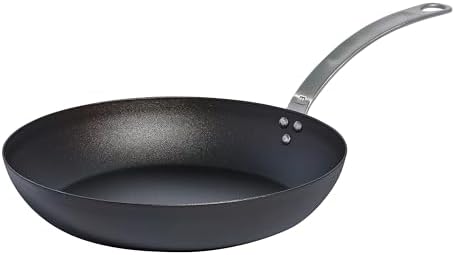 Made In Cookware - Seasoned 12" Blue Carbon Steel Frying Pan - (Like Cast Iron, but Better) - Professional Cookware - Crafted in Sweden - Induction Compatible