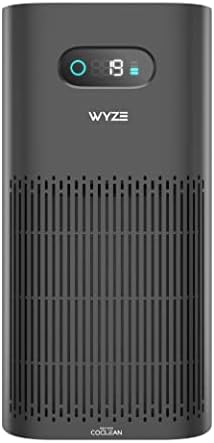 Wyze Air Purifier with Allergen Filter(Standard), for Home Large Room, HEPA 13, 21db Quiet Sleep Mode, 550 sq ft, Remove 99.97% Pet Hair, Pollen, Dust, Dander, Smoke, Smart WiFi Alexa Google, Black