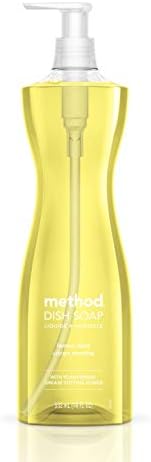 Method Gel Dish Soap, Lemon Mint, Biodegradable Formula, Tough on Grease, 18 Fl Oz (Pack of 1)