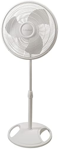 Lasko 2520 Oscillating Stand Fan,White 16 Inch