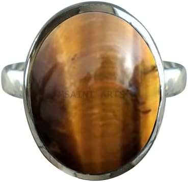 Solid 925 Sterling Silver Ring for Women & Men, Amethyst Ring Gemstone Unique Handcrafted Ring (US Size 5)