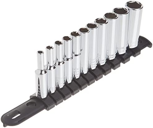 CRAFTSMAN Socket Set, SAE, 1/4" Drive, 6 Pt., 11Piece (CMMT12050)