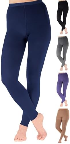 Plus Size Footless Compression Pantyhose for Women Circulation 20-30mmHg - Support High Waist Footless Tights for Pain Relief, Diabetic, Post Surgery - Navy, 4X-Large - A717NV7