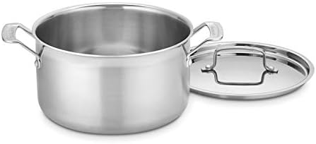 Cuisinart MCP44-24N MultiClad Pro 6-Quart Skillet, Saucepot w/Cover