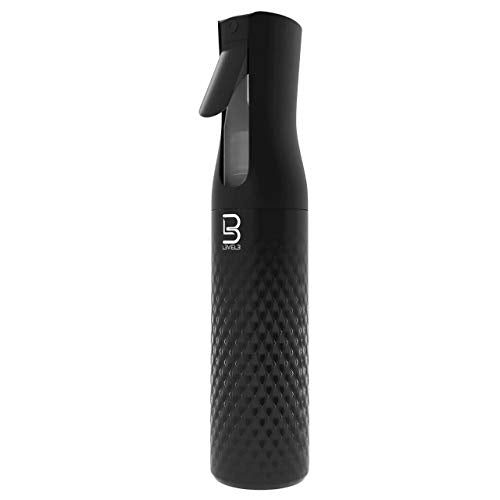 Level 3 Beveled Spray Bottle - Continuous Spray with a Fine Mist Pattern - Barber and Hair Stylist Supplies - Less Hand Fatigue Compared to Standard Bottles - Level Three Barber Spray - 300 ml