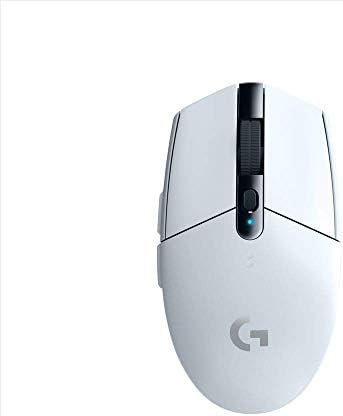 Logitech G305 Lightspeed Wireless Gaming Mouse, HERO Sensor, 12,000 DPI, Lightweight, 6 Programmable Buttons, 250h Battery Life, On-Board Memory, Compatible with PC/Mac - White (Renewed)