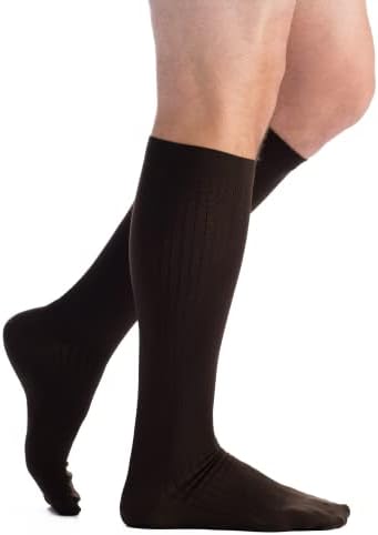 EvoNation Men’s USA made Knee High 8-15 mmHg Graduated Compression Socks – Mild Pressure Compression Garment
