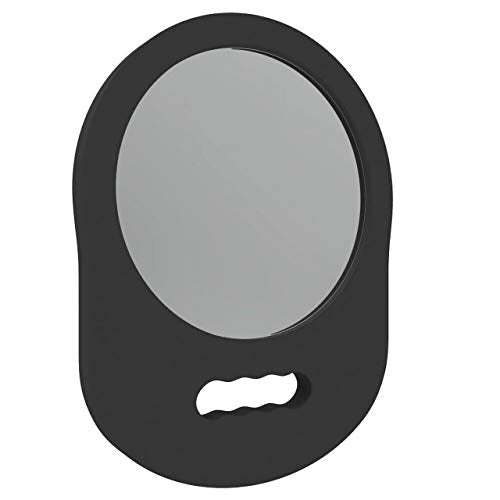 L3 Foam Mirror - Premium Quality Glass - Use for Hair Cuts and Shaving - Elegant and Stylish Design - Slim and Shockproof - Self Cut Mirror