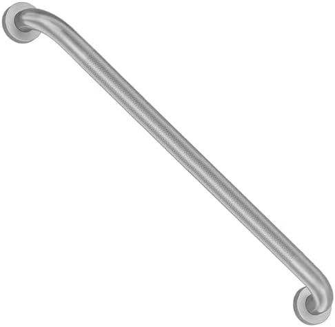 Shower Grab Bar Stainless Steel Bathroom Grab Bar Brushed Nickle 1.25'' Diameter Anti-Slip Textured Heavy Duty Toilet Safety Hand Rail for Seniors Elderly Handicap Balance Handle Bar (32 Inch)