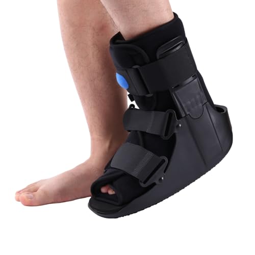 Air Walker Boot Medical Short Fracture Boot for Sprained Ankle and Achilles Tendonitis Inflatable Orthopedic Walking Boot for Broken Foot Fracture Recovery