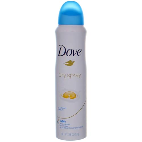 Dove Nourished Beauty Dry Spray Antiperspirant, 3.8 Ounce -- 12 per case.