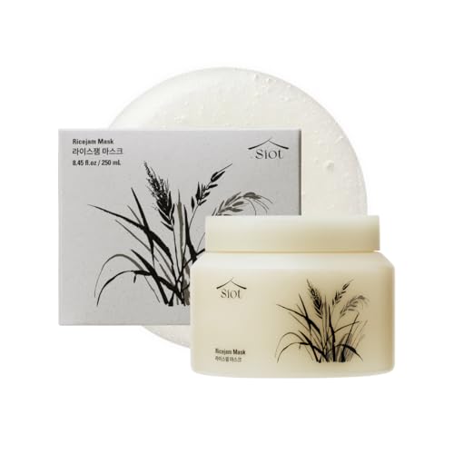 SIOT Rice Jam Mask 12.3oz – Korean Icheon Rice Face & Body Mask for Deep Cleansing, Hydrating, & Radiant Skin – Natural Moisturizing & Purifying Skincare, Smooth & Soft Skin Treatment