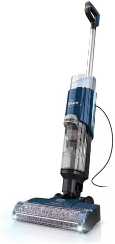 SHARK WD101 HydroVac XL 3-in-1 Vacuum, Mop & Self-Cleaning System for Multi-Surface Cleaning, Perfect Hardwood, Tile, Marble, Area Rug More, Corded, Navy (Renewed)