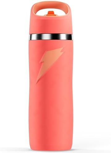 Gatorade 'Overtime' 22oz Stainless Steel Bottle, Straw Cap, Coral