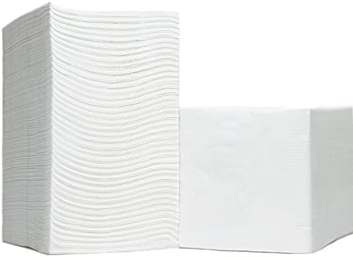 500 Pack Cocktail Napkins Paper - Quality 3-Ply White Beverage Napkins - Restaurant, Event, Bar Napkins - Perfect Size Dessert Napkins - Party Napkins Bulk - Elegant Wedding Napkins Disposable