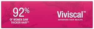 Viviscal Hair Growth Supplements for Women, Dietary Hair Supplement Tablets With AminoMar Collagen Complex, Biotin, Zinc, Vitamin C, and Iron, Nourish Thinning Hair, 30 Day Supply, 60 Count