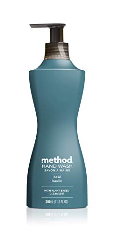 Method Gel Hand Wash, Basil, Biodegradable Formula, 12 Fl Oz (Pack of 1)
