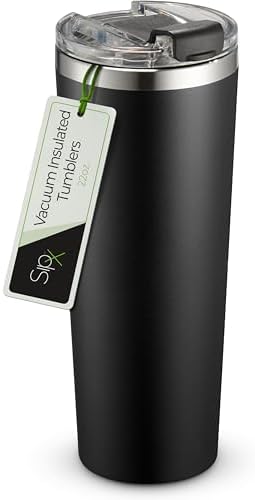 SIPX™ Triple-Insulated Tumblers - 22oz. Premium Modern Tumbler With Lid, insulated Cup Keeps Hot For 6 Hours, Stainless Steel Tumbler Made Of Sustainable Material, Coffee Travel Mug For Home & Office
