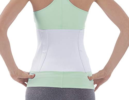 NYOrtho Tapered Abdominal Binder - Firm Compression Wrap - Breathable Stomach Support Post Injury or Surgery - with Contoured Body-Specific Design - 48-54 Inch - Made in USA