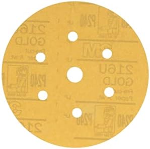 3M Hookit Gold Disc 216U, 00916, 3 in, P220 Grade, 50 Discs, Automotive Abrasive Discs