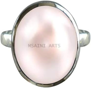 Solid 925 Sterling Silver Ring for Women & Men, Amethyst Ring Gemstone Unique Handcrafted Ring (US Size 5)