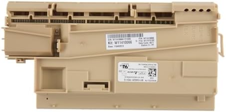 Whirlpool W11410066 OEM Part-Replaces W11348059 Dishwasher Electronic Control Board, Black