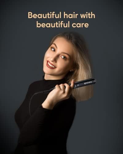 Wavytalk Mini Flat Iron 0.7 Inch Ceramic Mini Hair Straightener, Small Flat Irons for Short Hair, Curls Bangs, Dual Voltage for Travel
