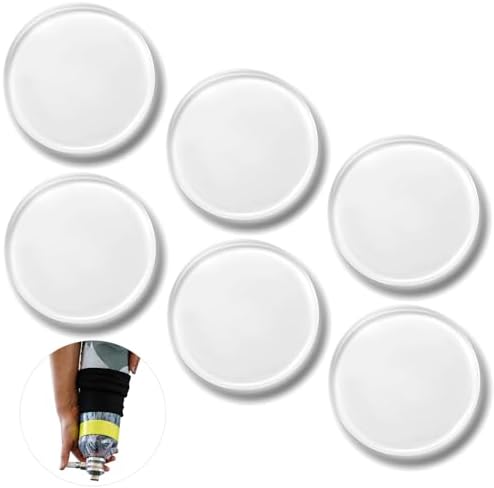 Geiserailie 6 Pcs Amputee Pads Prosthetic Liner Patch Prosthetic Leg Pads Prosthesis Liner for Leg Amputee Gifts, Reduce Friction and Skin Irritation(2.5 Inches)