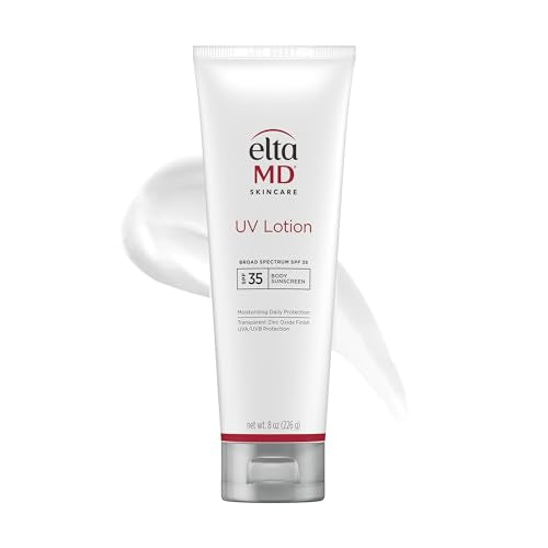 EltaMD UV Lotion Body Sunscreen, SPF 30+ Sunscreen, Body Lotion with SPF Made with Zinc Oxide and Hyaluronic Acid, 7.0 oz Pump