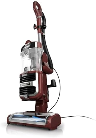 Shark R-ZU660 Navigator Lift-Away Upright Vacuum Cleaner w/ Self-Cleaning Brushroll, PowerFins, Anti-Allergen Complete Seal w/ HEPA, Swivel Steering, Perfect for Pets, Paprika (Renewed)